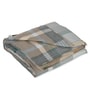 Beige and Grey 100% COTTON Solid 105 GSM Double Bed Comforter