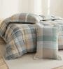 Beige and Grey 100% COTTON Solid 105 GSM Double Bed Comforter