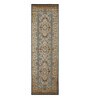 Beige and Grey Persian 2x3 Feet Machine Made Runner