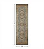 Beige and Grey Persian 2x3 Feet Machine Made Runner