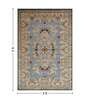 Beige and Grey Persian 3x5 Feet Machine Made Carpet