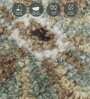 Beige and Grey Persian 3x5 Feet Machine Made Carpet