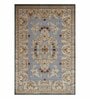Beige and Grey Persian 3x5 Feet Machine Made Carpet
