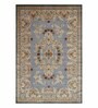 Beige and Grey Persian 5x7 Feet Machine Made Carpet