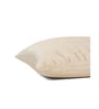 Beige and Light Beige Polyester Jacquard 16x16 inches Cushion Cover Set of 5
