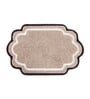 Beige Anti Skid Polyester Bathmat (55x85 cm)
