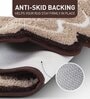 Beige Anti Skid Polyester Bathmat (55x85 cm)