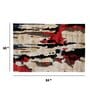 Buy Beige Art Silk Abstract 5 x 7 Feet Hand Tufted Carpet