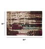 Buy Beige Art Silk Abstract 5 x 7 Feet Hand Tufted Carpet