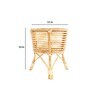 Beige Assam Cane Round Planter Stand