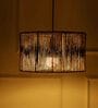 Antz Beige Cane Hanging Light