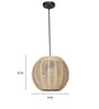 Optimus Beige Cane Hanging Light