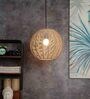 Kalvos Beige Cane Hanging Light