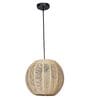 Kalvos Beige Cane Hanging Light