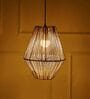 Seirra Beige Cane Hanging Light