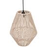 Seirra Beige Cane Hanging Light