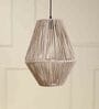Seirra Beige Cane Hanging Light