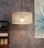 Laurin Beige Cane Hanging Light