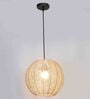 Midway Beige Cane Hanging Light
