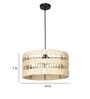 Zeal Beige Cane Hanging Light