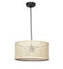 Laurin Beige Cane Hanging Light