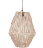 Seirra Beige Cane Hanging Light