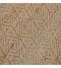 Beige Astrakhan Geometric Jute and Wool 5ft x 8ft Hand Woven Carpet