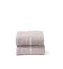 Beige Bamboo Cotton Solid 650 GSM Bath Hand & Face Towel Set (6Pc)