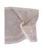 Beige Bamboo Cotton Solid 650 GSM Face Towel Set (4Pc)