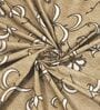 Beige Bedsheet 220 Tc Cotton King Bedsheet With 2 Pillow Covers