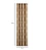 Beige Traditional Cotton 9 Ft Light Filtering Eyelet Door Curtain
