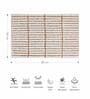 Beige Brown Polyester 32X20 Inches Anti-Skid  Bath Mat
