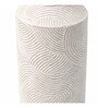 Beige Brun Textured Geometric Pattern Decorative Vase