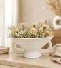 Beige Brun Urli Bowl for Floating Candles & Flowers Elegant Centerpiece