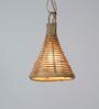 Yuka Kacey Beige Cane Hanging Light