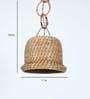 Tais Beige Assam Cane Single Hanging Light