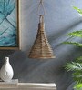 Yuka Kacey Beige Cane Hanging Light
