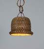 Tais Beige Assam Cane Single Hanging Light