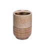 Beige Ceramic Pack of 4:Soap Dispenser,Tooth Brush Holder,Tumbler, Soap Dish