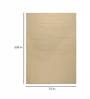 Beige Jute & Cotton Solid 6 x 9 Feet Hand Woven Carpet