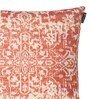 Beige Chenille Ethnic Motif 24x24 inches Cushion Cover (2Pc)