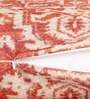 Beige Chenille Ethnic Motif 24x24 inches Cushion Cover (2Pc)