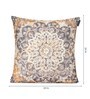 Multicolour Chenille Ethnic Motif 24x24 inches Cushion Cover (2Pc)