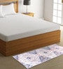 Beige Chenille 55 x 22 Inches Machine Made Floor Runner