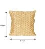 Beige Chenille Geometric 40x40 inches Cushion Covers Set of 2