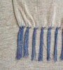 Beige Chenille Plain Solid Pattern 60 X 50 Inch Throw