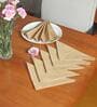 Beige Cotton  (16x 16 )Inch Table Napkins (Set of 6)