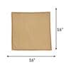 Beige Cotton  (16x 16 )Inch Table Napkins (Set of 6)