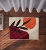 Beige Cotton 16X24 Inches Anti-Skid Bath Mat
