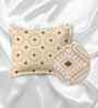 Beige Cotton 27x18 Inches Pillow Covers (Set of 2)